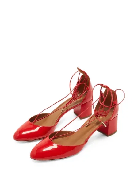 Pantofi cu toc Aquazzura roșu