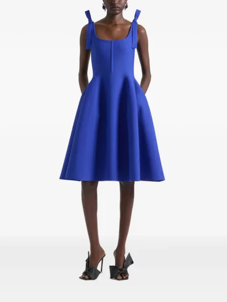 Rochie midi Givenchy cu funde albastru