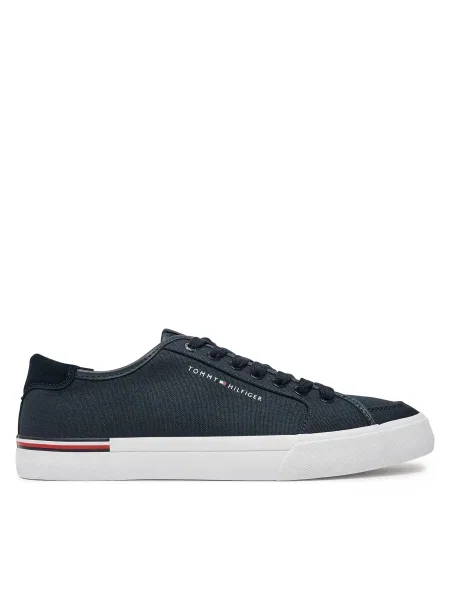 Маратонки Tommy Hilfiger CORE CORPORATE VULC CANVAS тъмносиньо