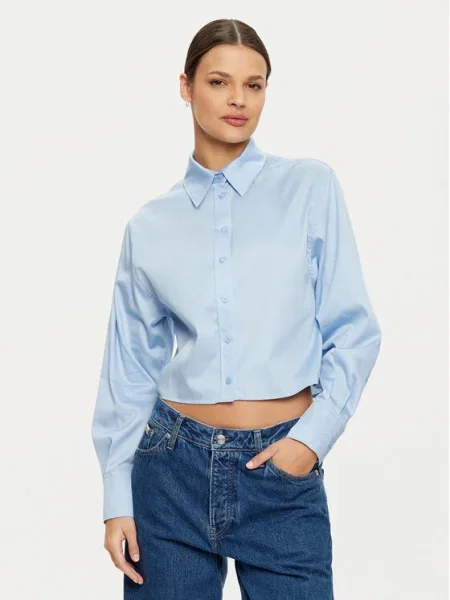 Calvin Klein Cămașă celest albastru