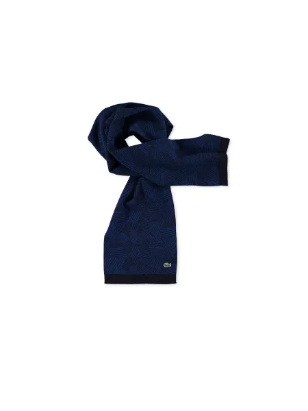 Lacoste шарф синій