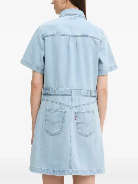 Top Levi's® fără mâneci zdrențuiți skinny fit albastru