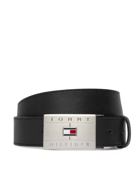 Pasek Tommy Hilfiger czarny