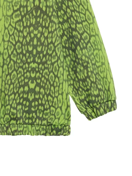 Bluza z kapturem dziecięca Roberto Cavalli zielona