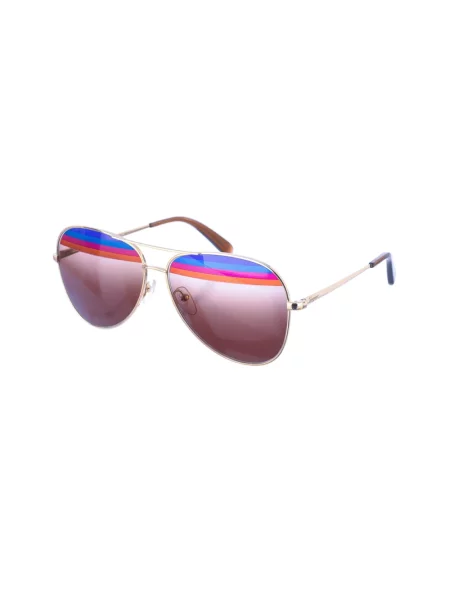 Okulary przeciwsłoneczne Salvatore Ferragamo żółte