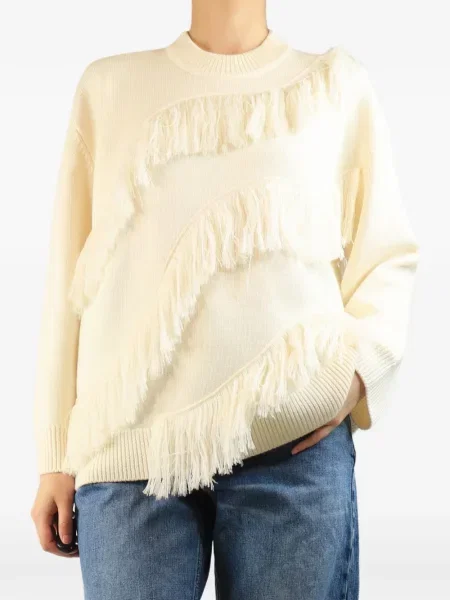 Pulover Ulla Johnson cu franjuri
