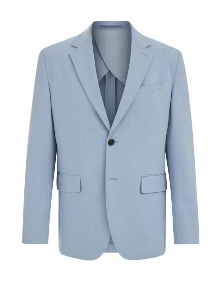 WE Fashion Sacou Business pastel albastru