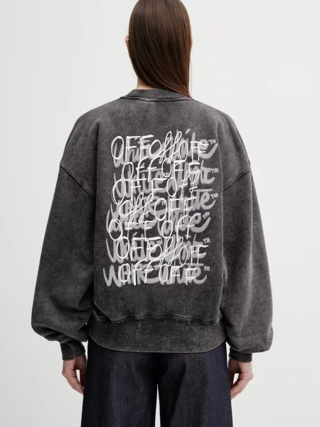 Off-White hanorac de Off Marker alb