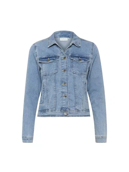 Kurtka jeansowa Kaffe niebieska