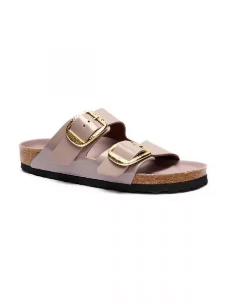 Birkenstock Bőr papucs Arizona lila