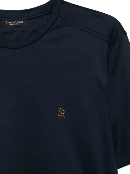 Tricou Stefano Ricci cu autograf albastru