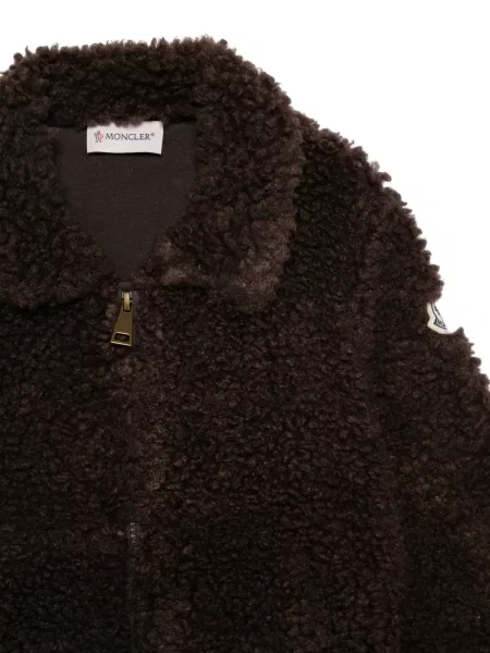 Kurtka dziecięca Moncler Enfant brązowa
