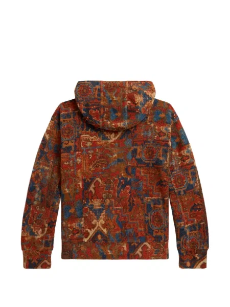 Bluza z kapturem dziecięca Polo Ralph Lauren czerwona