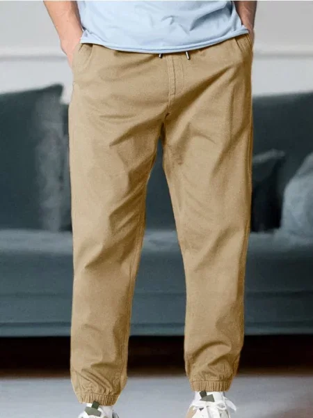 Sinsay Spodnie jogger beżowy