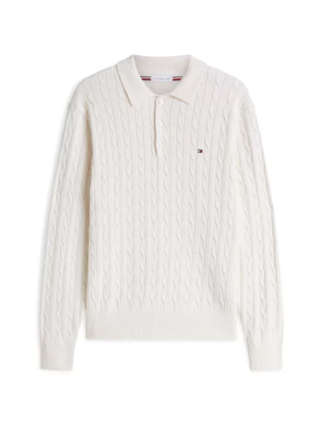 Tommy Hilfiger Pulover Classic Crem bej