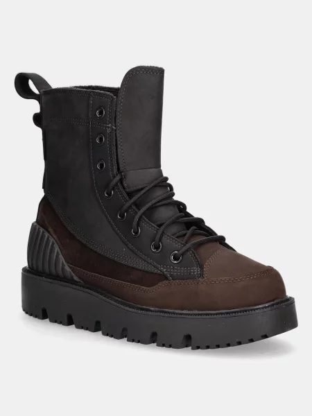 Nubukové turistické boty Converse Chuck 70 Rugged hnědá