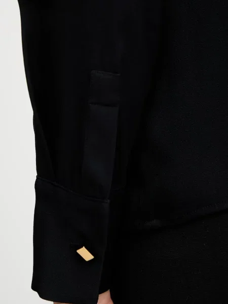 Блузка Marciano Guess ANITA однотонна чорний