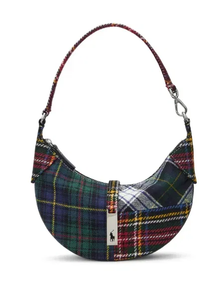 Șapcă Polo Ralph Lauren de catifea cord în carouri verde