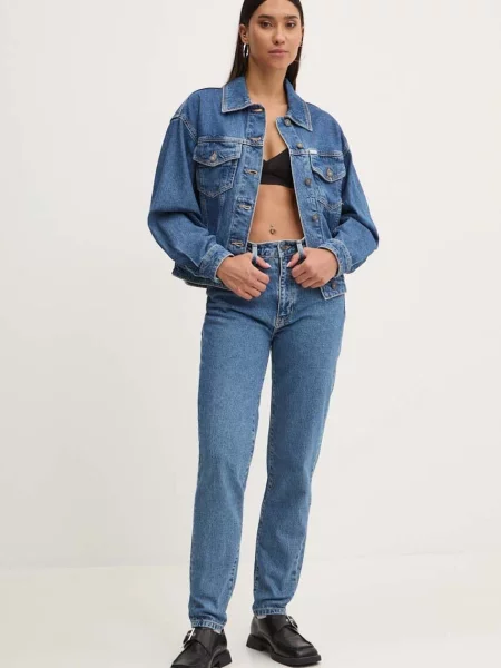 Джинсова куртка Guess Jeans перехідна oversize