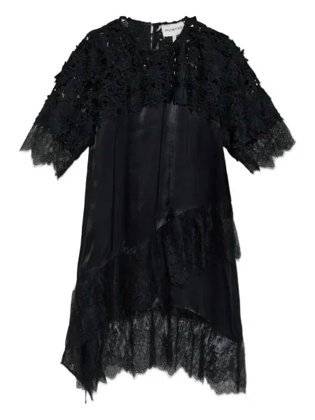 Rochie Munthe din dantelă de costum negru