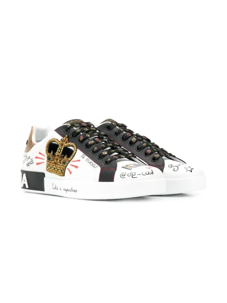 Sneakersy Dolce And Gabbana białe