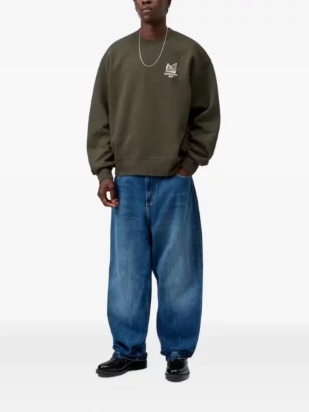 Hanorac Carhartt Wip cu imagine verde
