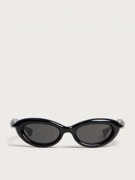 Okulary przeciwsłoneczne Bottega Veneta Eyewear czarne