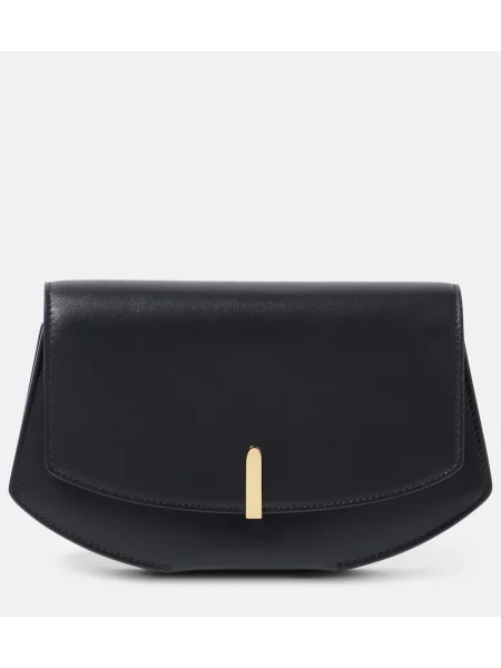Geantă plic Savette din piele negru