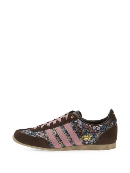 Geacă Adidas cu imagine alergare cu model floral maro
