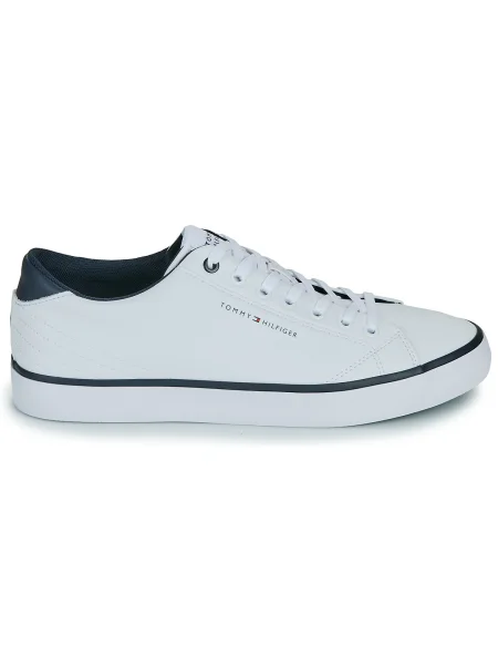 Kožené tenisky Tommy Hilfiger biela