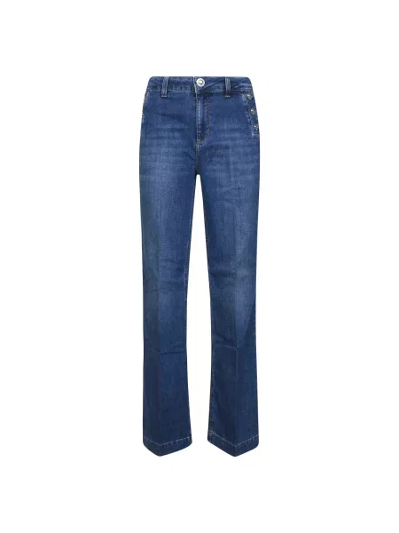 Jeansy dzwony Liu Jo dzwony niebieskie