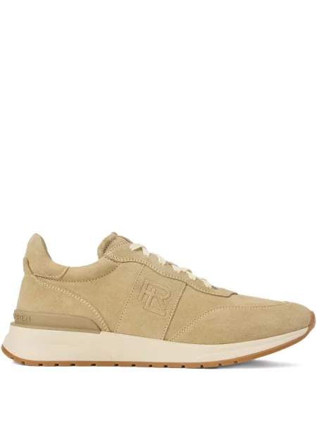 Sneakerși Ralph Lauren Purple Label din piele violet