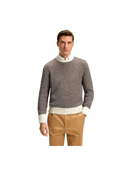 Sweter Hugo brązowy