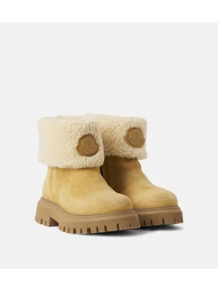 Gyerek bokacsizma Moncler Enfant bézs
