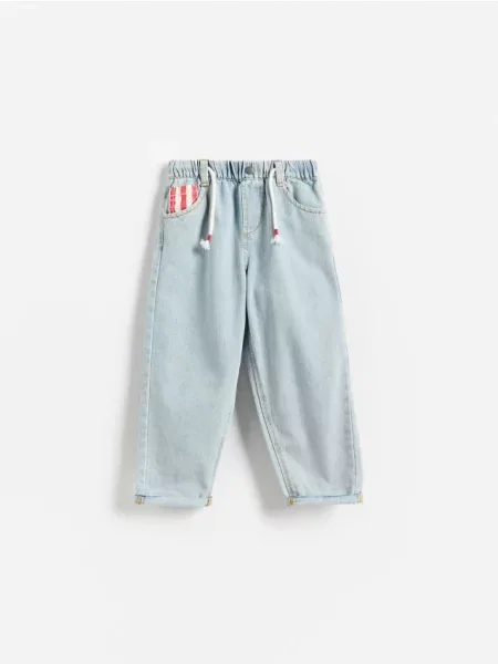 Reserved Джинси relaxed fit синій