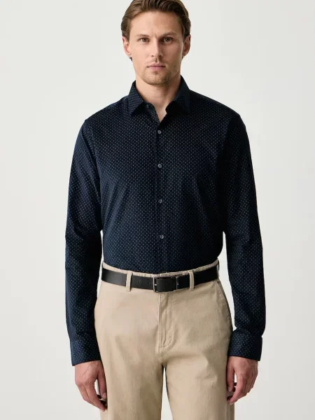 Calvin Klein cămașă pentru bărbați din catifea reiată