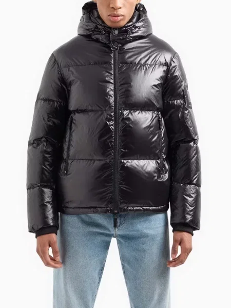 Пуховик Armani Exchange черный