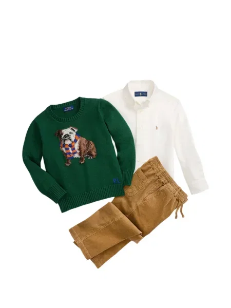 Sweter dziecięcy Polo Ralph Lauren zielony