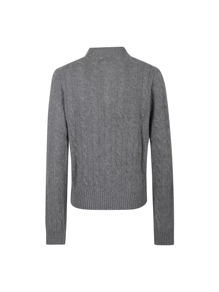 Koszulka polo Polo Ralph Lauren z długim rękawem szara
