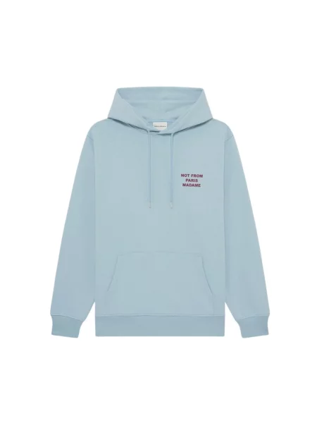Bluza z kapturem Drole De Monsieur niebieska