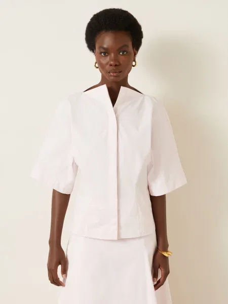 Jacquemus Bluzka La Chemise Moisson rosa różowa