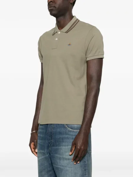 Polo Vivienne Westwood cu dungi verde