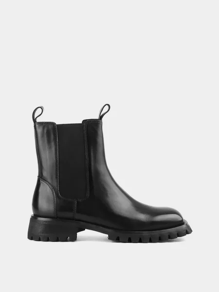 Кожаные ботинки челси Leberdes черные
