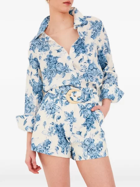 Pantaloni scurți Cara Cara cu model floral cu imagine