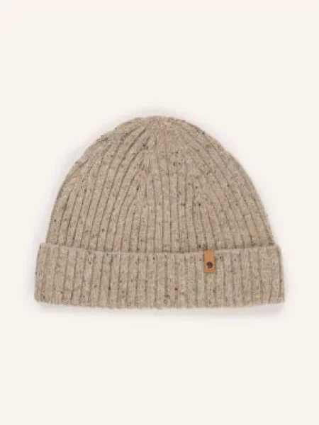 Czapka zimowa Fjällräven Ovik Neps Beanie light beige beżowa