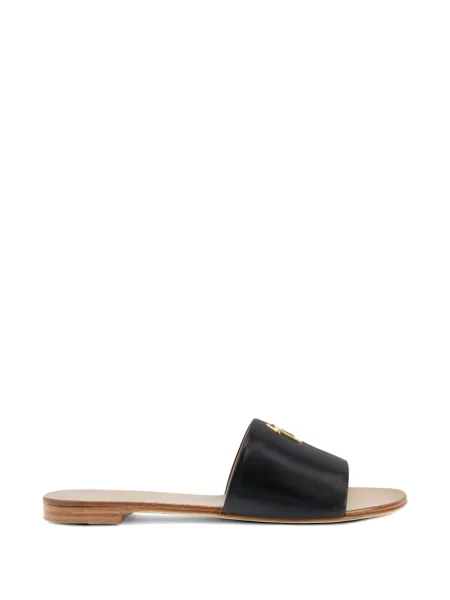 Sandale Giuseppe Zanotti fără toc negru