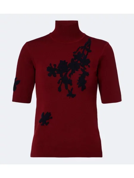 Heláncă Erdem cu model floral din jacard
