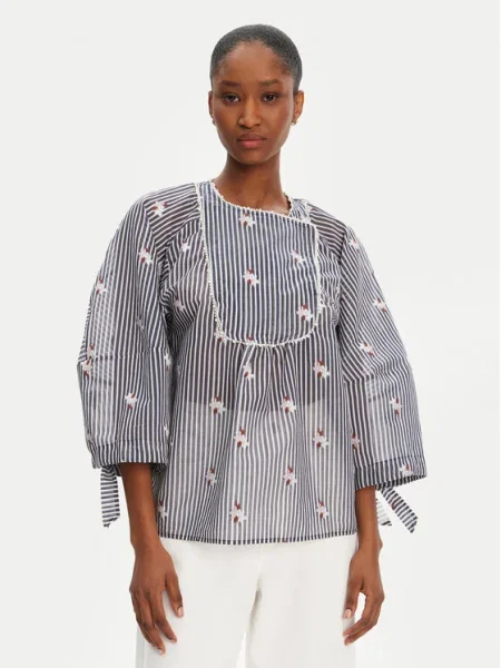 Munthe Bluză Pristina Bleumarin