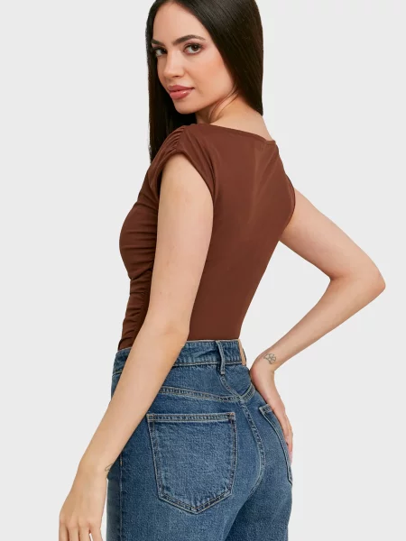 Боді Tally Weijl коричневе