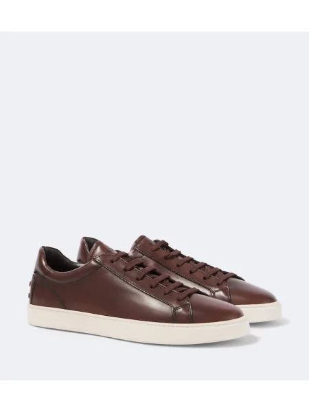 Sneakerși Tod's din piele maro